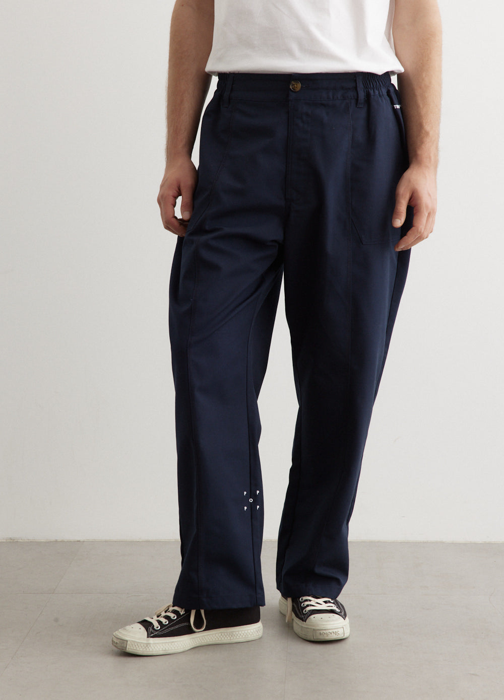 パンツ POP TRADING COMPANY Military Overpants M Pop Military Overpants Black