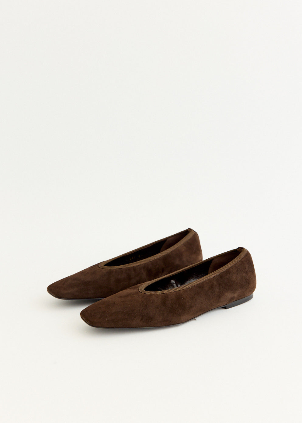 Minimalist Suede Ballerinas