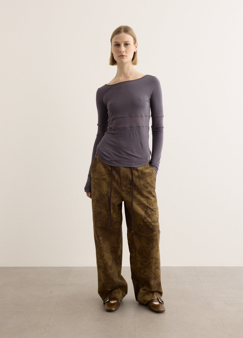 Corset Point Sleeve Top