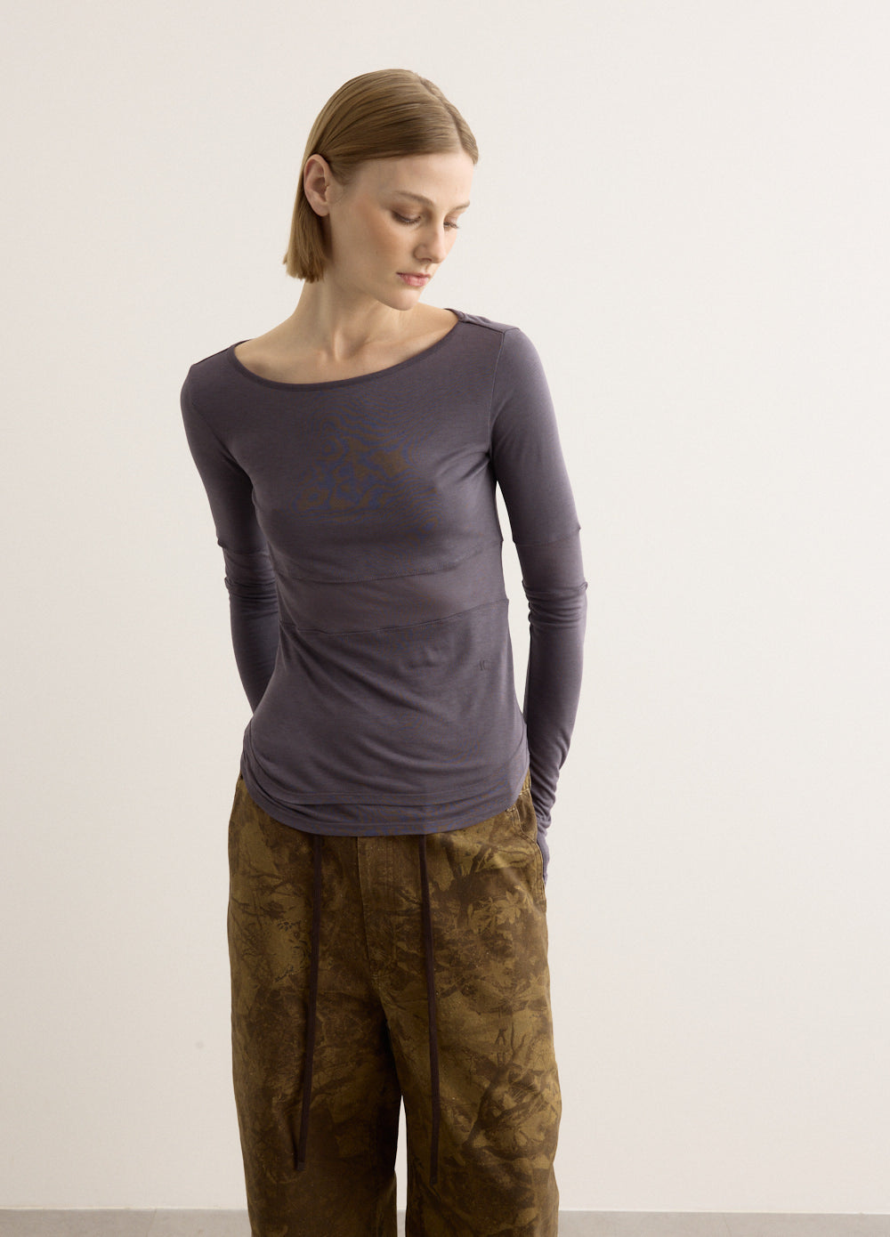 Corset Point Sleeve Top