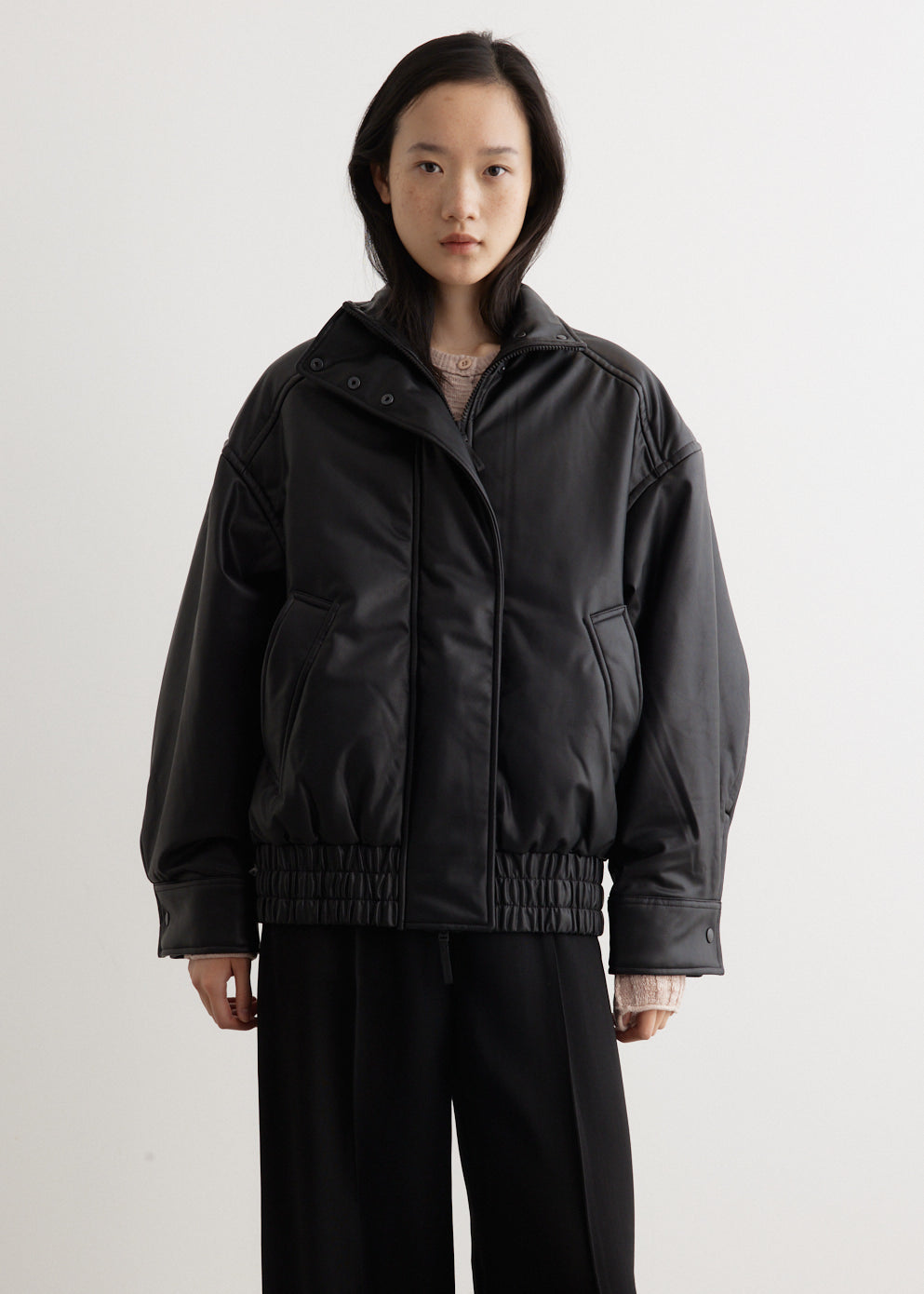 Osmak Faux Leather Jacket - Main Image