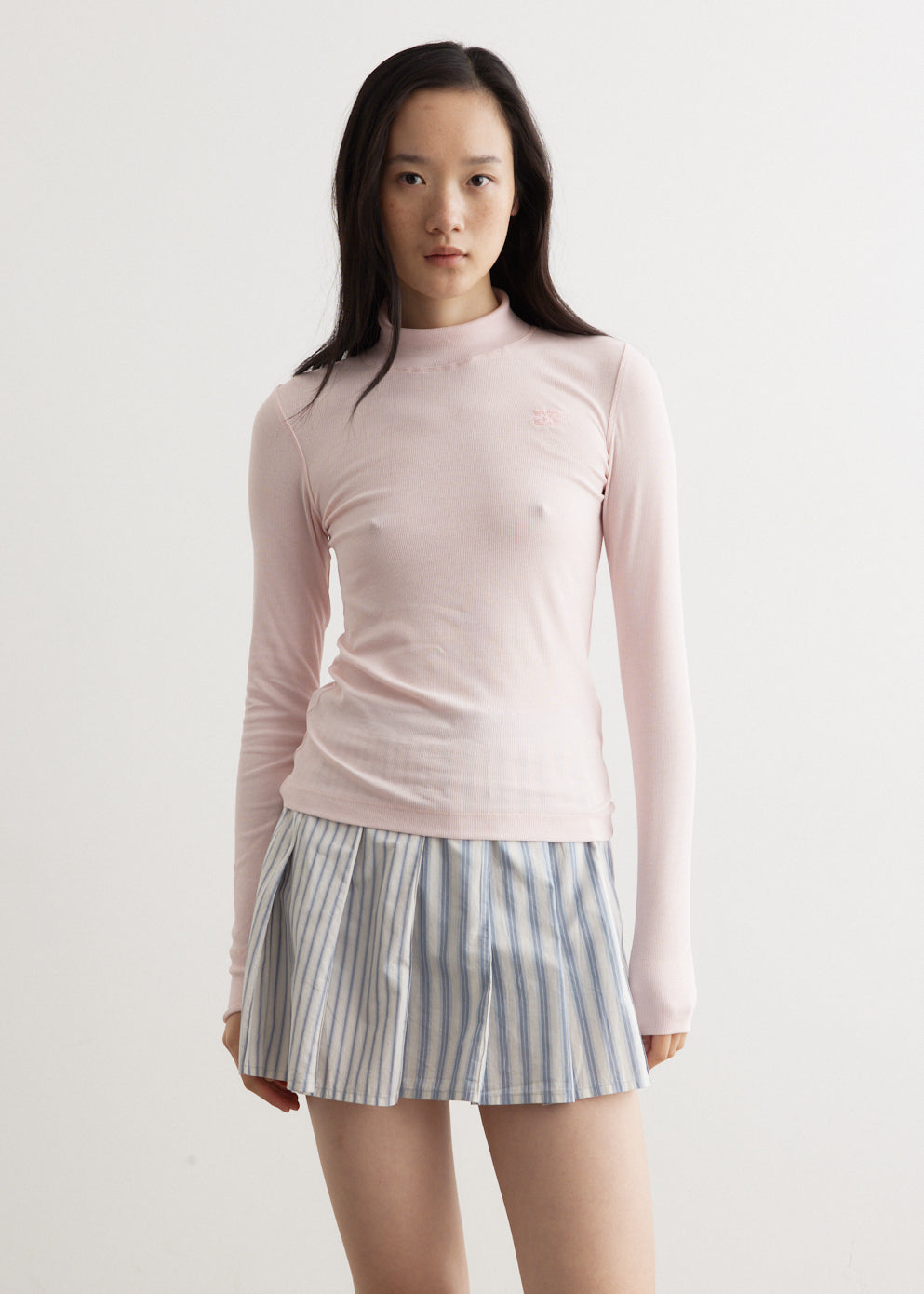 【2plan】Solin cut ribbed long sleeve tee Ribbed long sleeve top with cut-out - black | s.Oliver