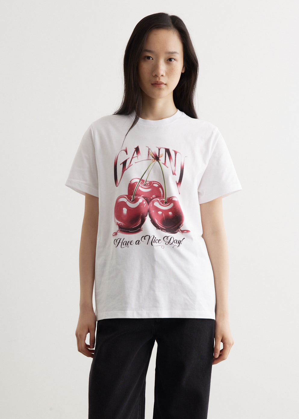 Basic Jersey Cherry Relaxed T-Shirt - OLD SKU, KEEP OFFLINE Basic Jersey Cherry Relaxed T-Shirt - OLD SKU, KEEP OFFLINE