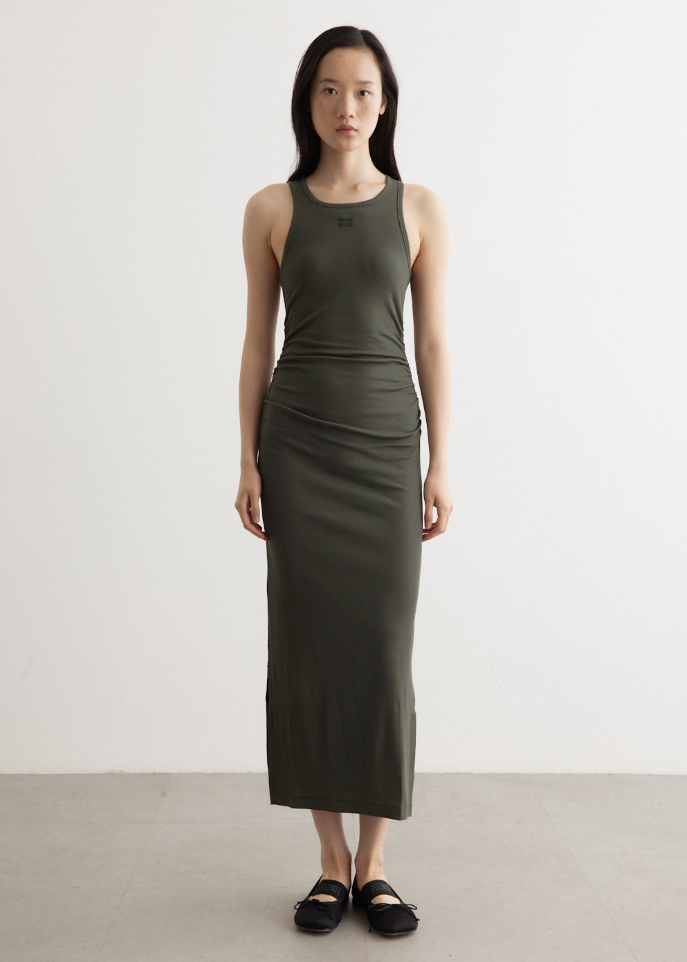 Soft Cotton Rib Tank Top Long Dress Soft Cotton Rib Tank Top Long Dress