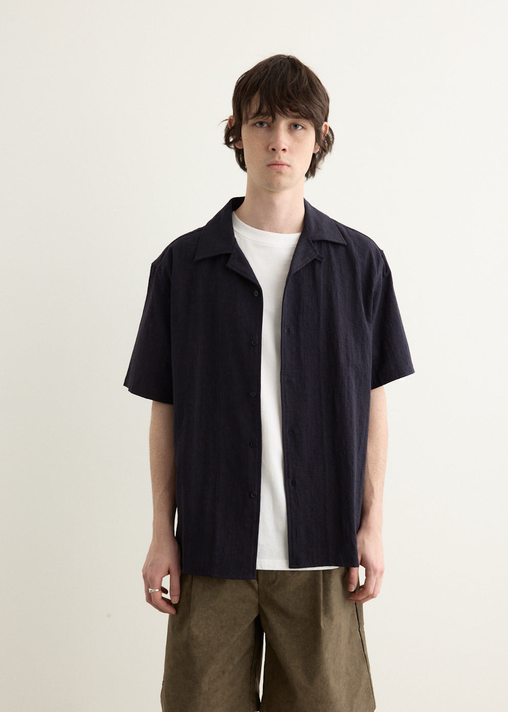 Seige Short Sleeve Camp Collar Shirt