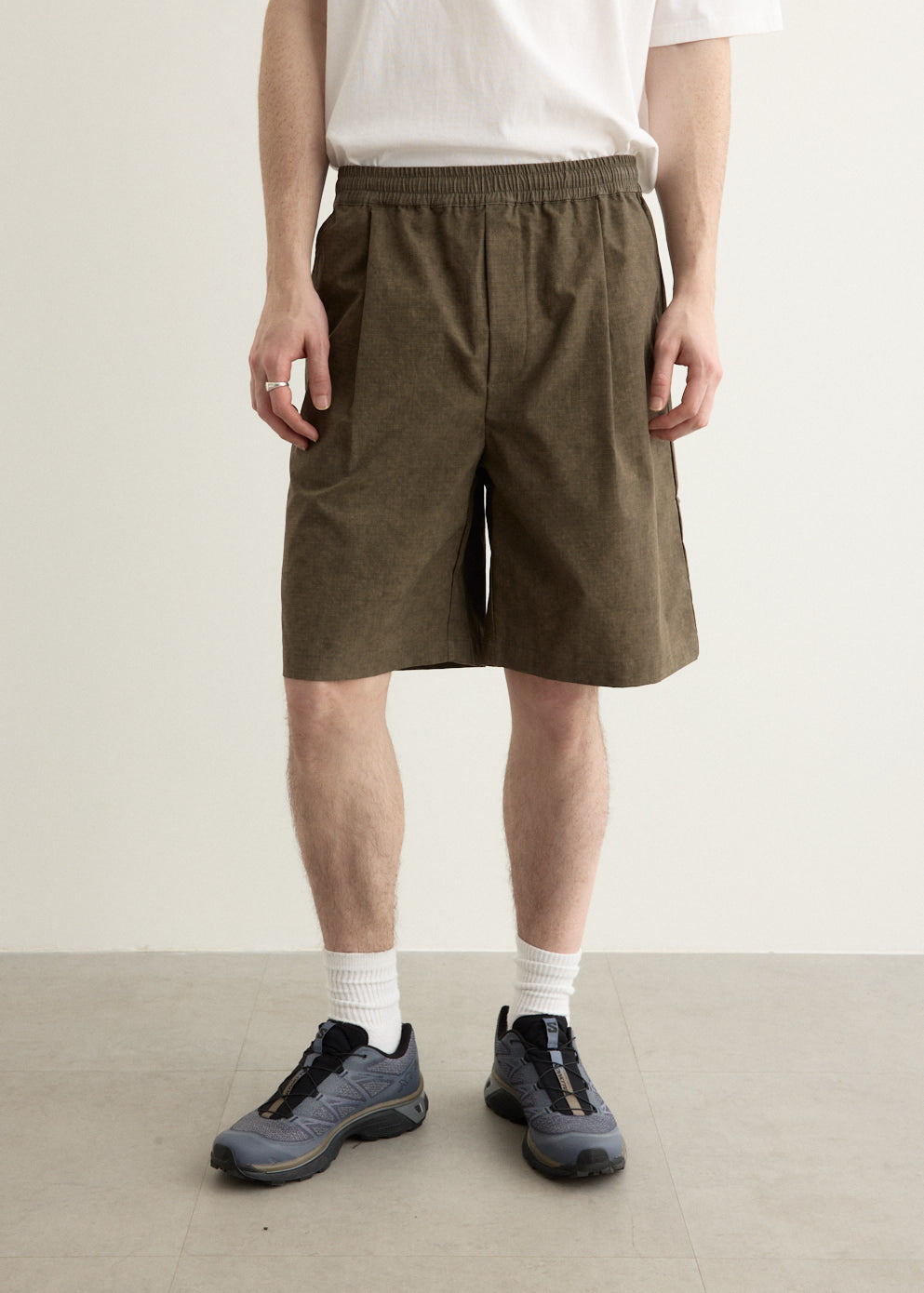 Smokestack Pleated Shorts