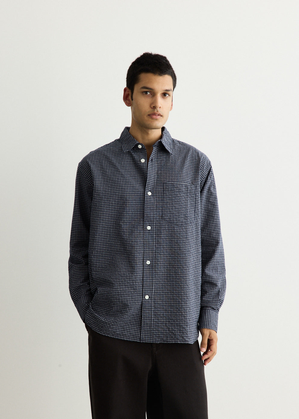 Espevik Check Oversized Shirt