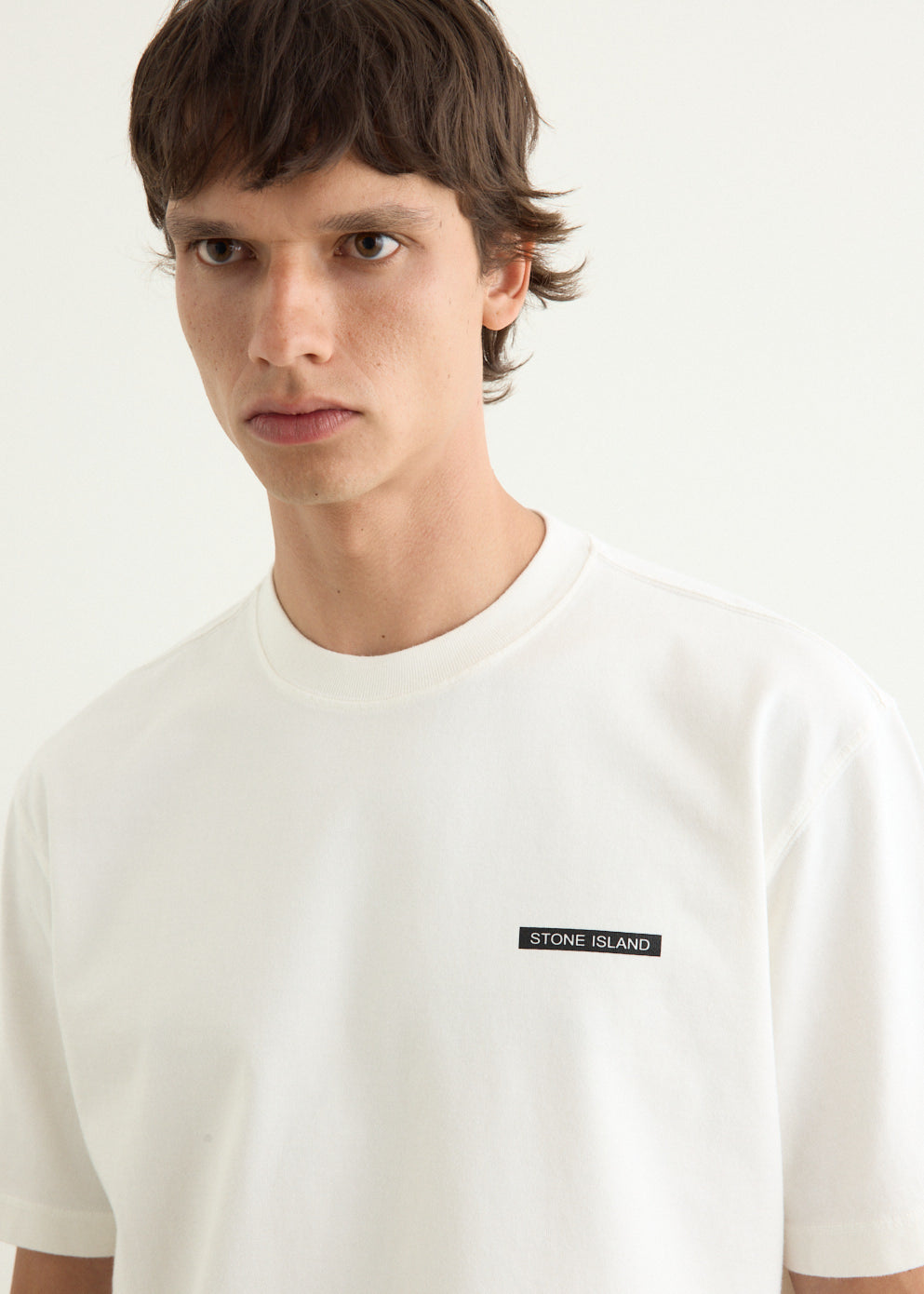 Heavy Cotton Jersey Lettering T-Shirt