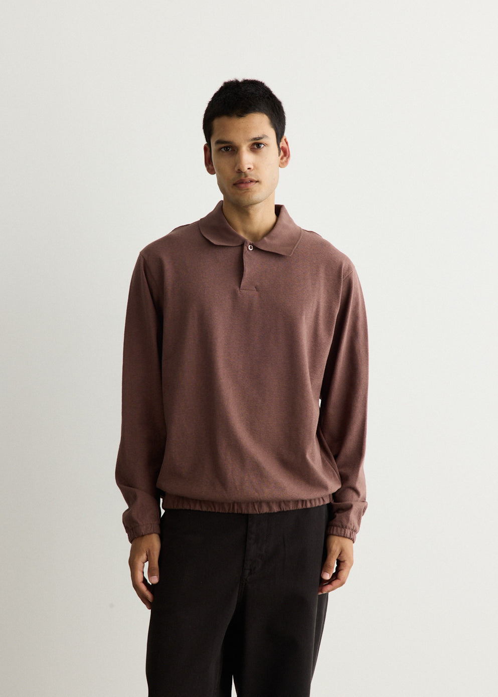 Sylane Relaxed Light Pile Jersey Polo