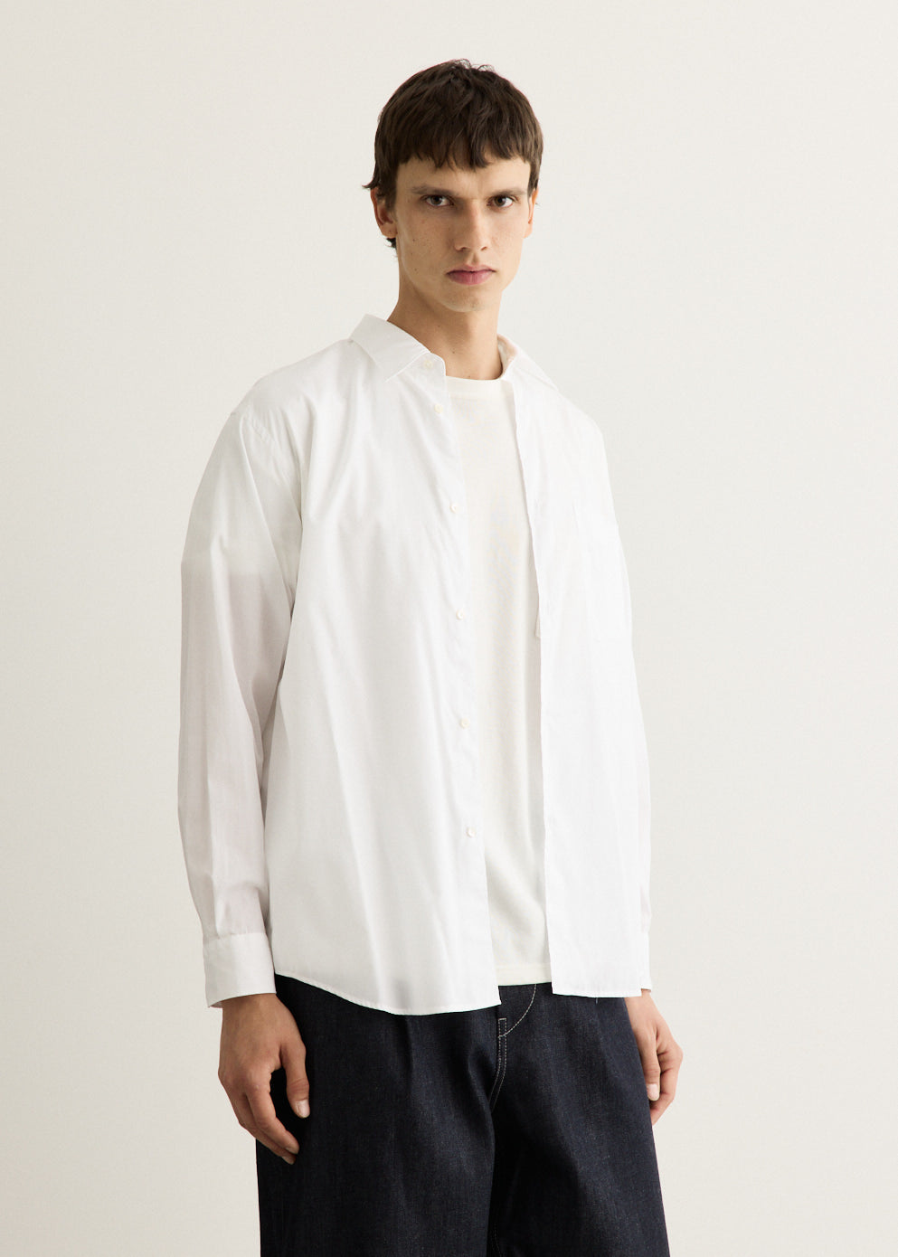 Broad Regular Collar Shirt