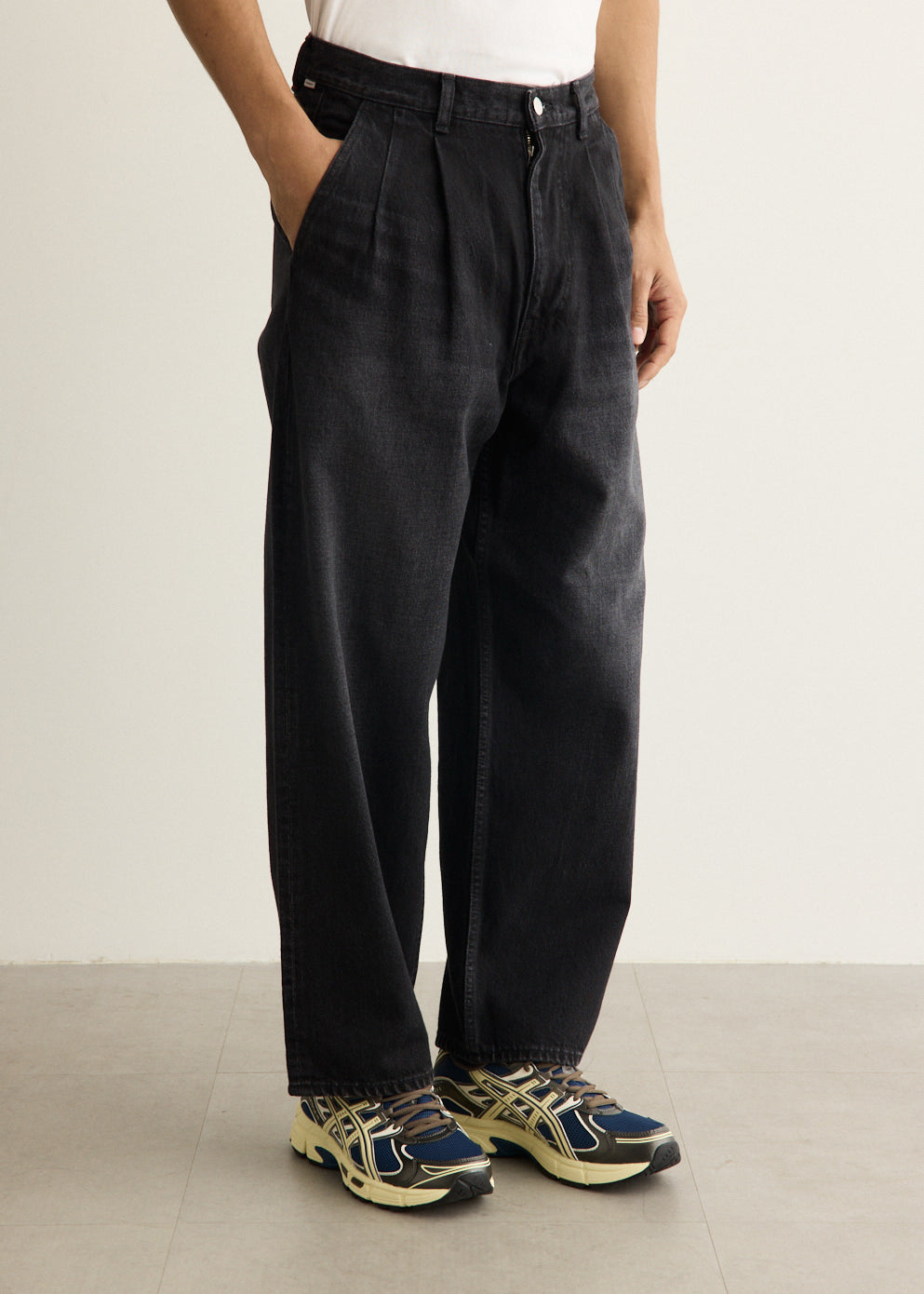 Selvage Denim Two Tuck Pants