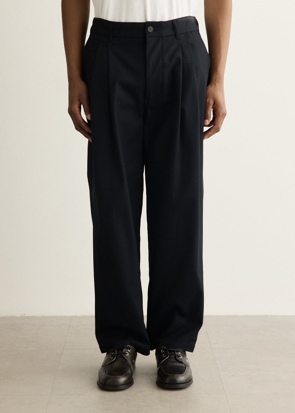 Deep Tuck Pressed Pants