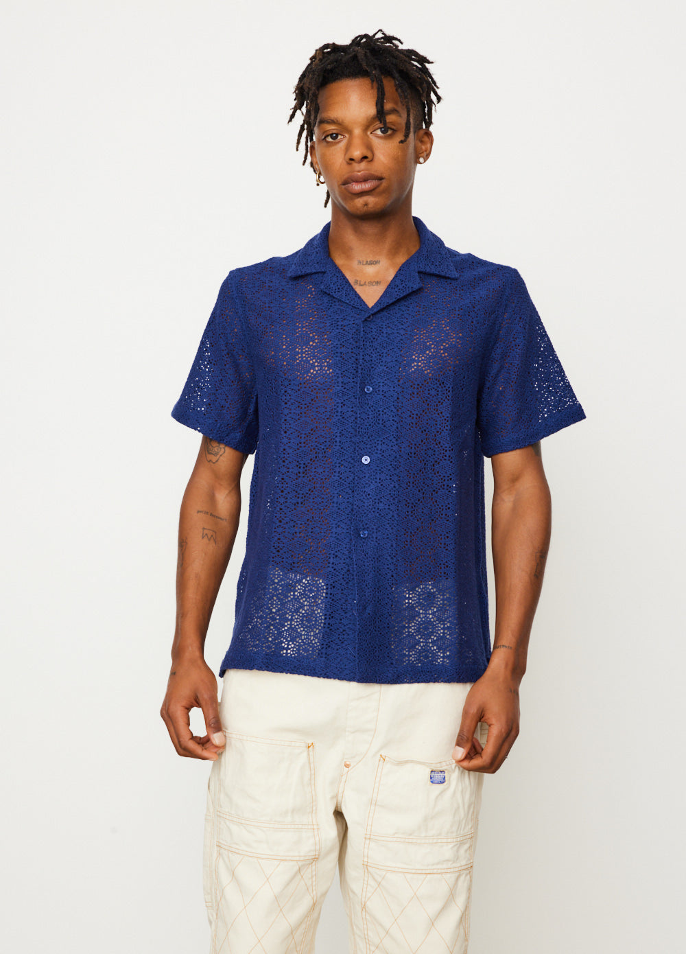 Saturdays NYC -  Canty Cotton Mesh Shirt - Shirt