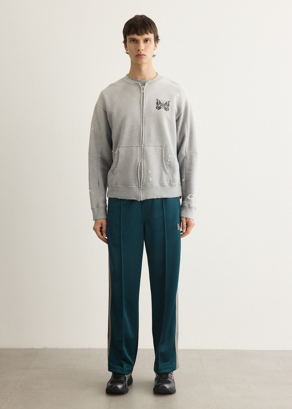 Deconstructed Zipped Sweatshirt