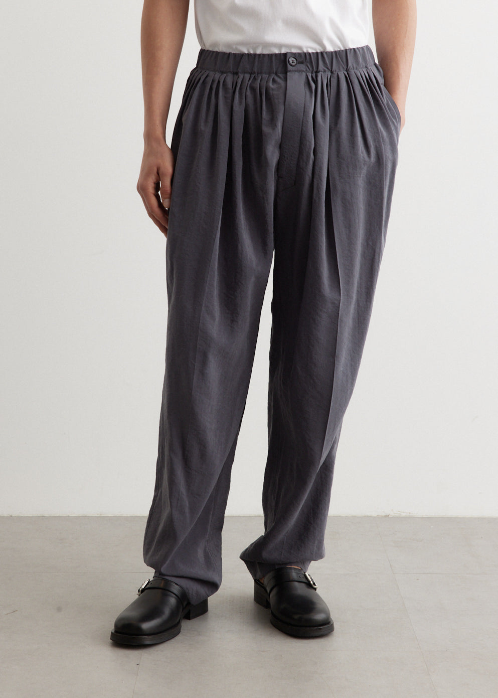 Lemaire -  Pleated Relaxed Pants - Pant