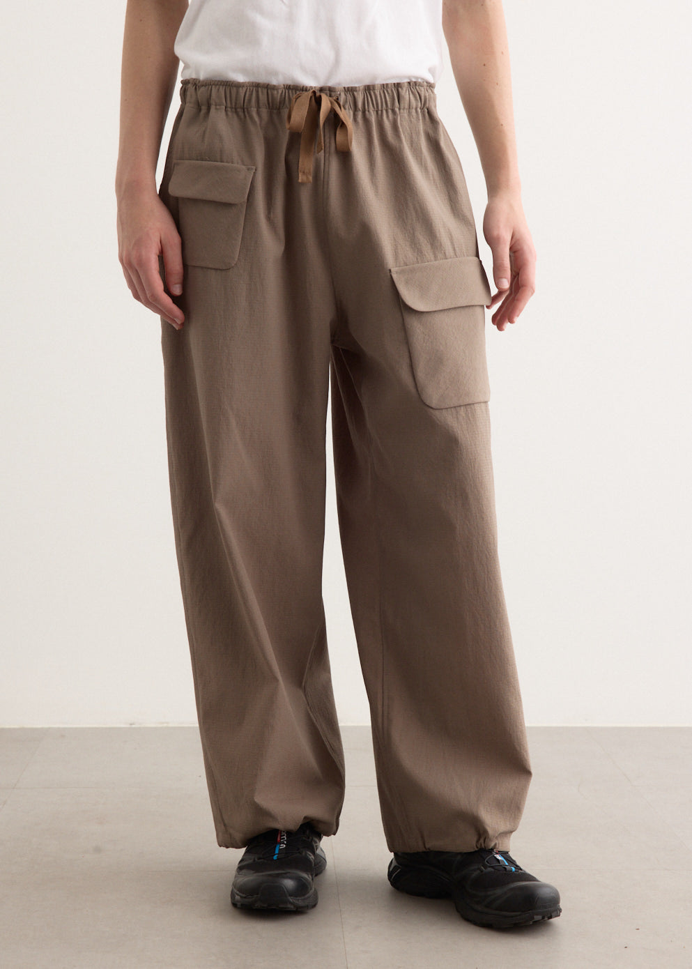 【SATIIIZ】Toz Fold Corduroy Balloon Pants Sessùn Paseo High-Waisted Corduroy Trousers | Liberty