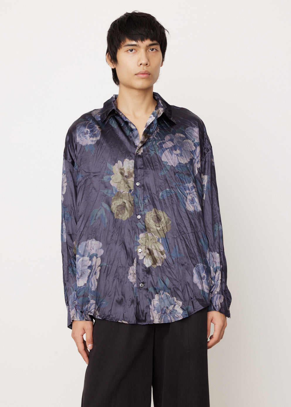 Acne Studios -  Setar Long Sleeve Crinkled Shirt - Shirt