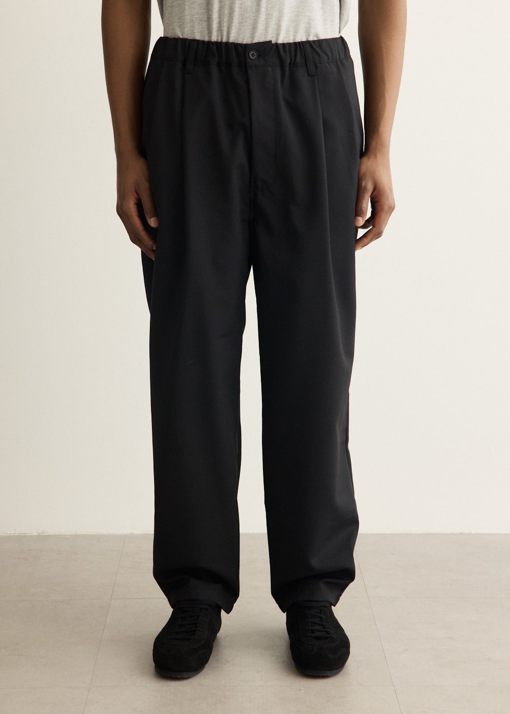 Cotton Twill Easy Pants