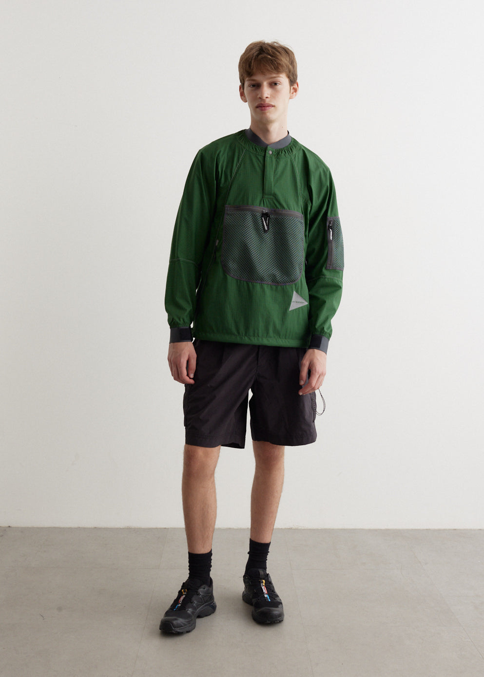and wander - Breath Rip Pullover Jacket | HBX - Globally