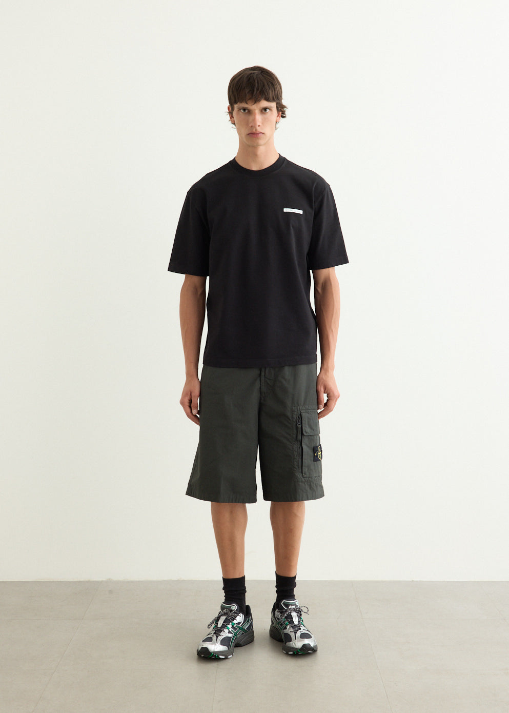 Cotton Canvas Cargo Shorts