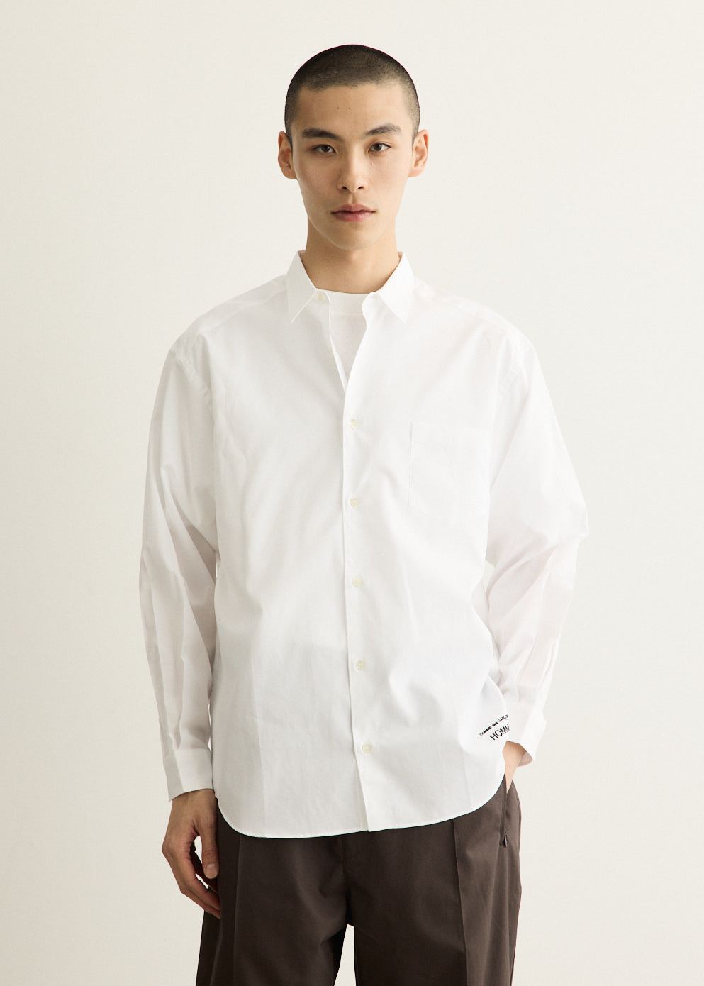Cotton Broad Logo Shirt