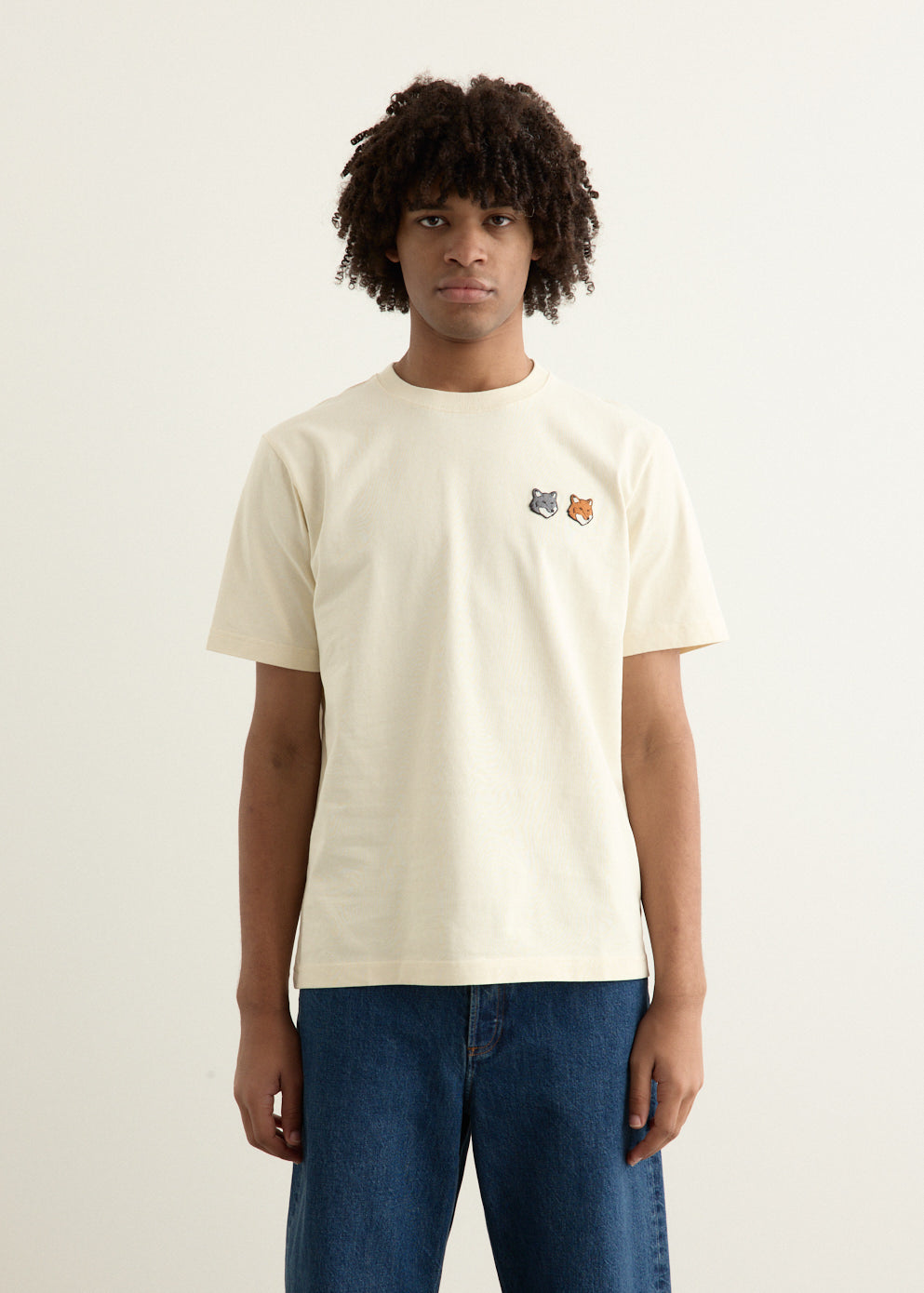 Double Bold Fox Head Comfort T-Shirt