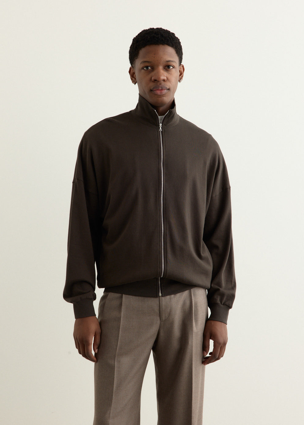 Super High Gauge Sweat Zip Blouson