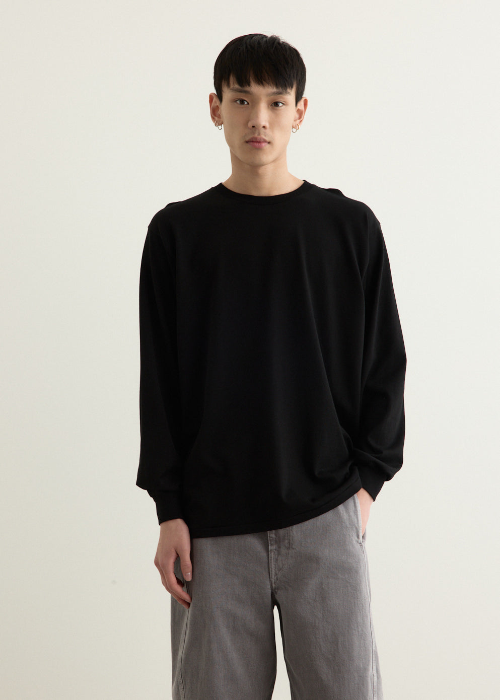 Luster Plaiting Long Sleeve T-Shirt