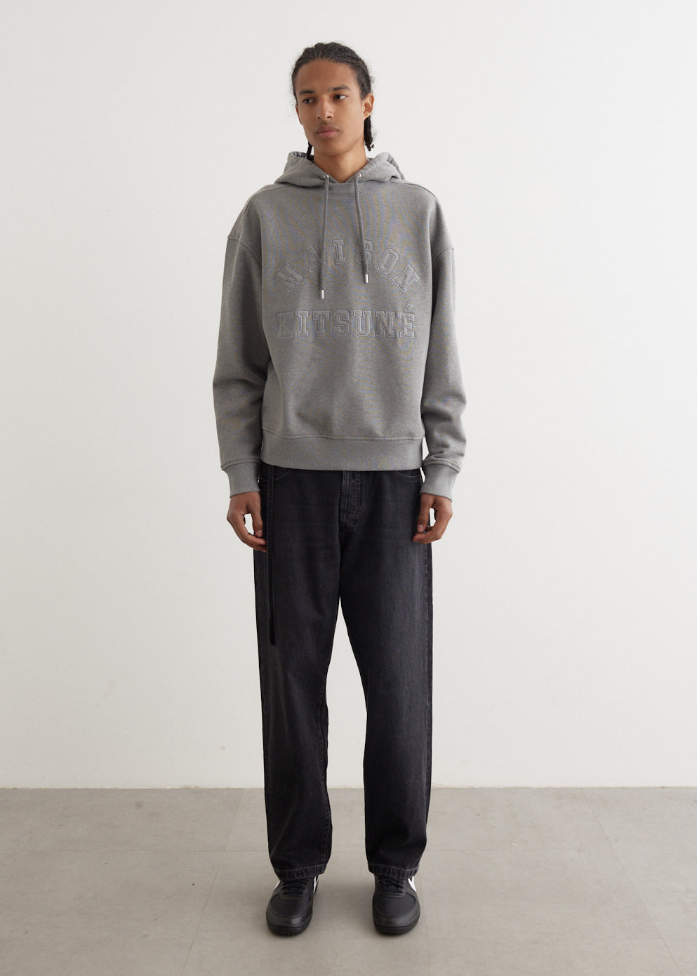Maison Kitsune -  Varsity Oversized Hoodie - Sweater