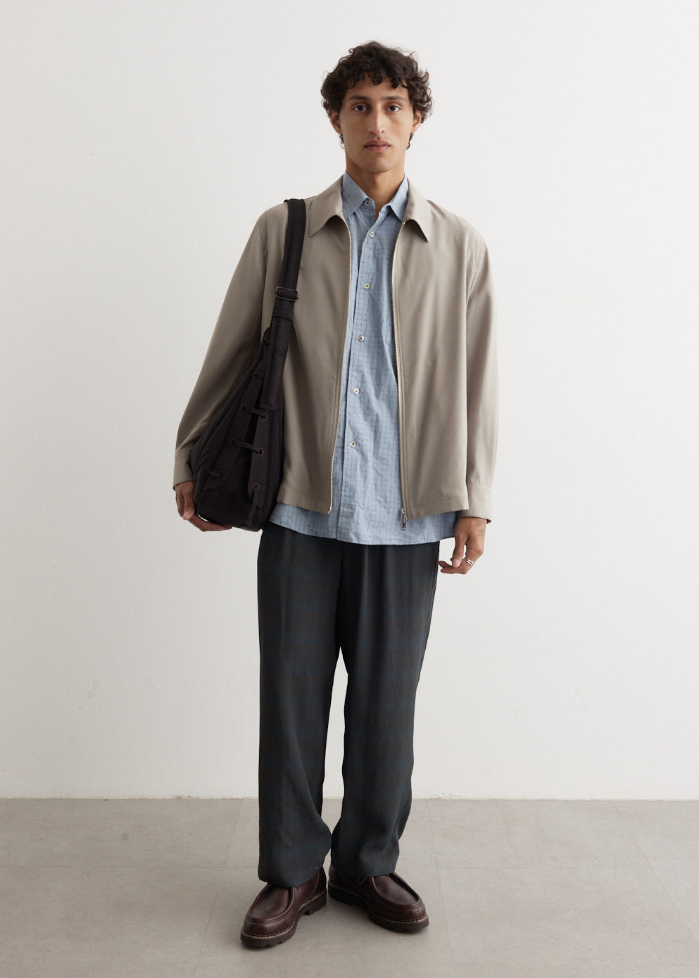 YOKE 23aw front zip stand collar blouson 【公式通販】