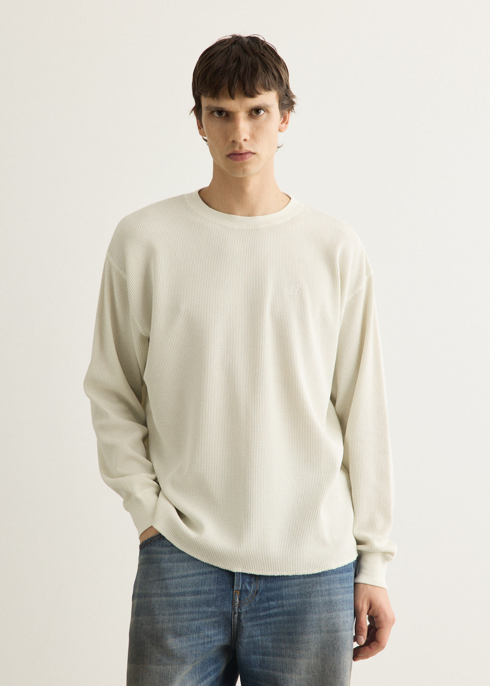 SNYC Pigment Waffle Top