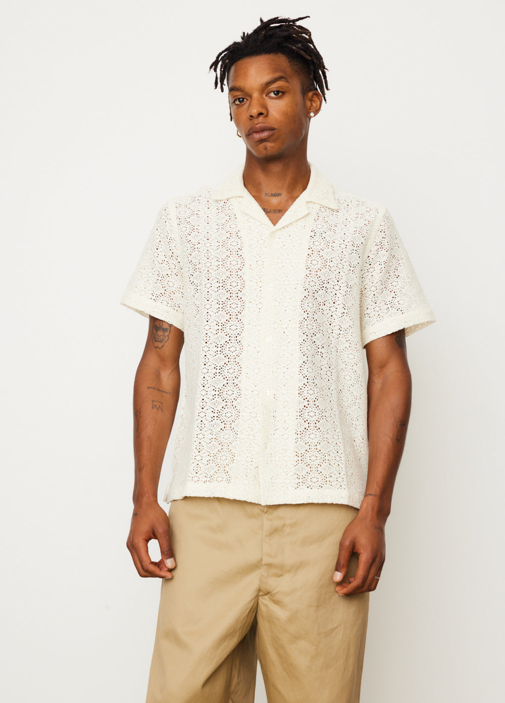 Saturdays NYC -  Canty Cotton Mesh Shirt - Shirt