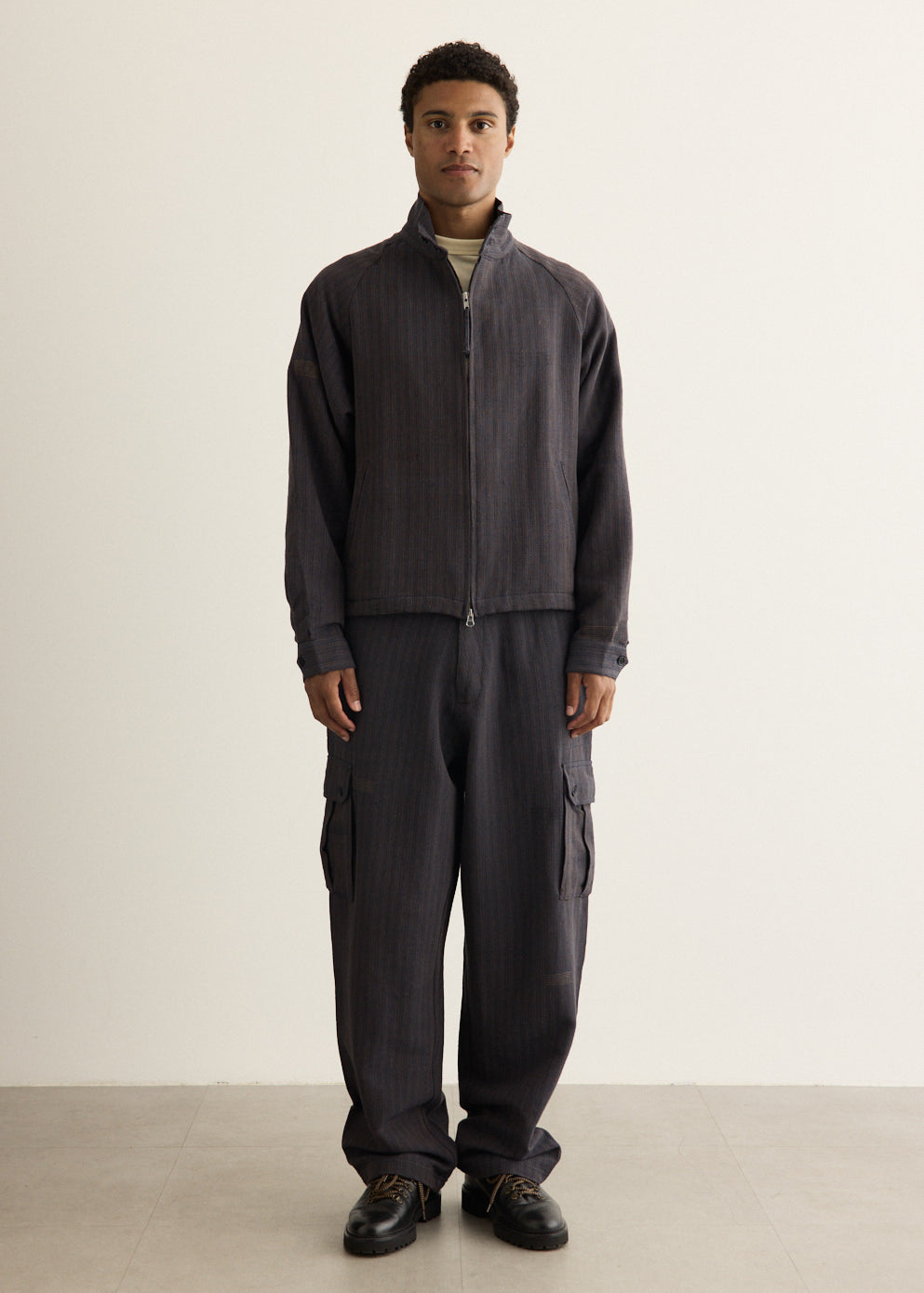 Ally Handloom Cotton Utility Trousers
