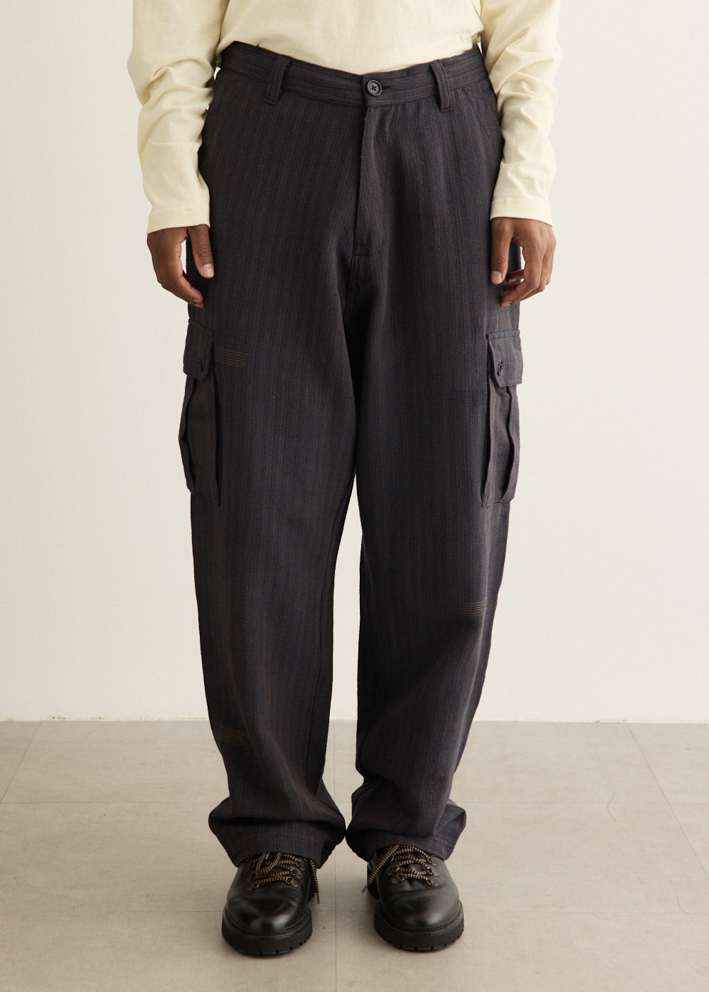 Ally Handloom Cotton Utility Trousers