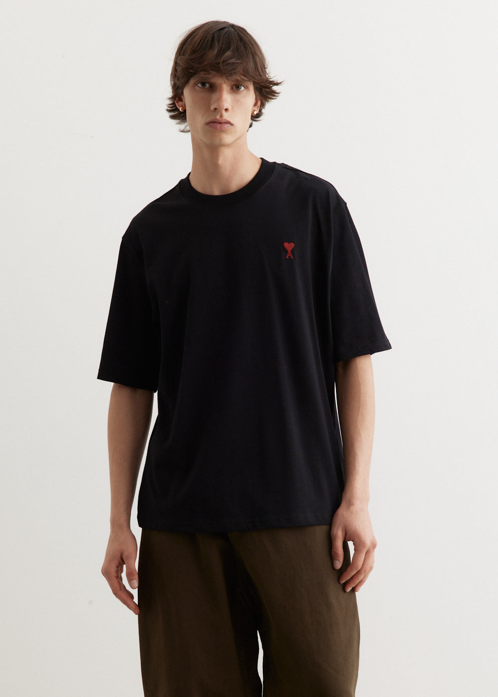 ◆正規品◆AMI DE COEUR CREWNECK T-SHIRT BLACK◆関税込◆人気 AMI Paris AMI DE COEUR SWEATSHIRT Black | BSTN Store
