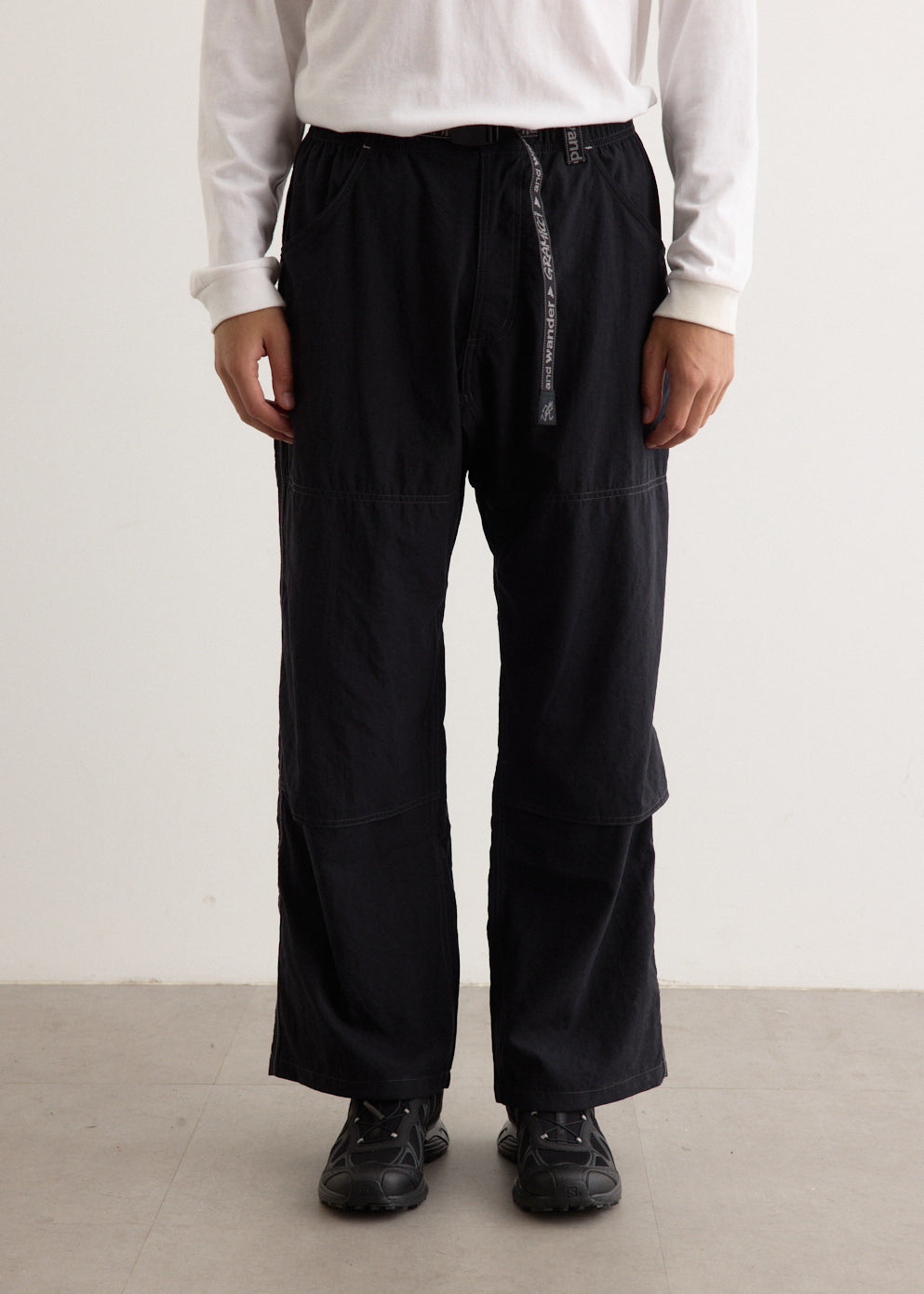 x And Wander Nylon Double Knee Pants