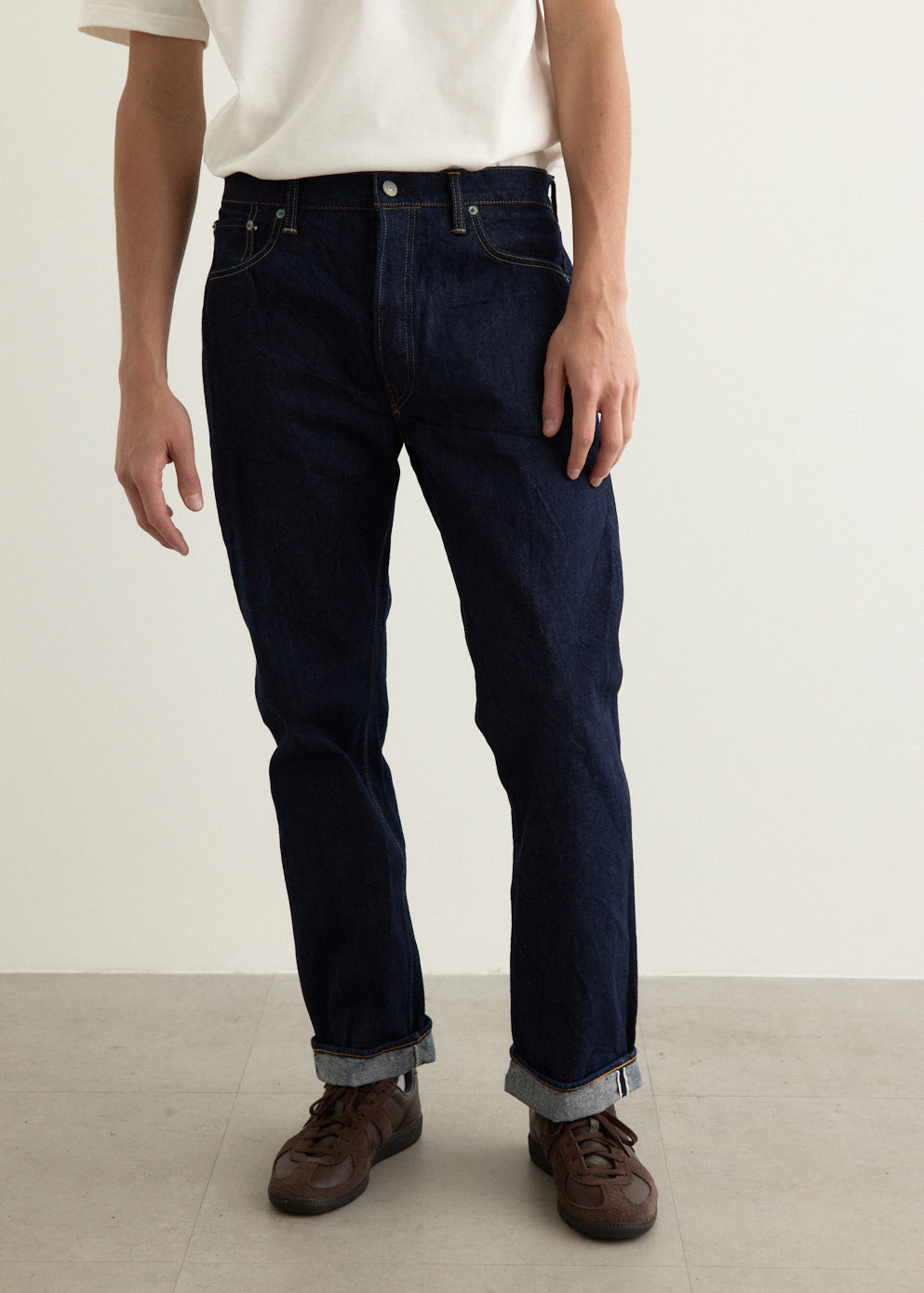 Denim Brands Mens Japanese Denim Jeans 105 Standard Selvedge Jeans