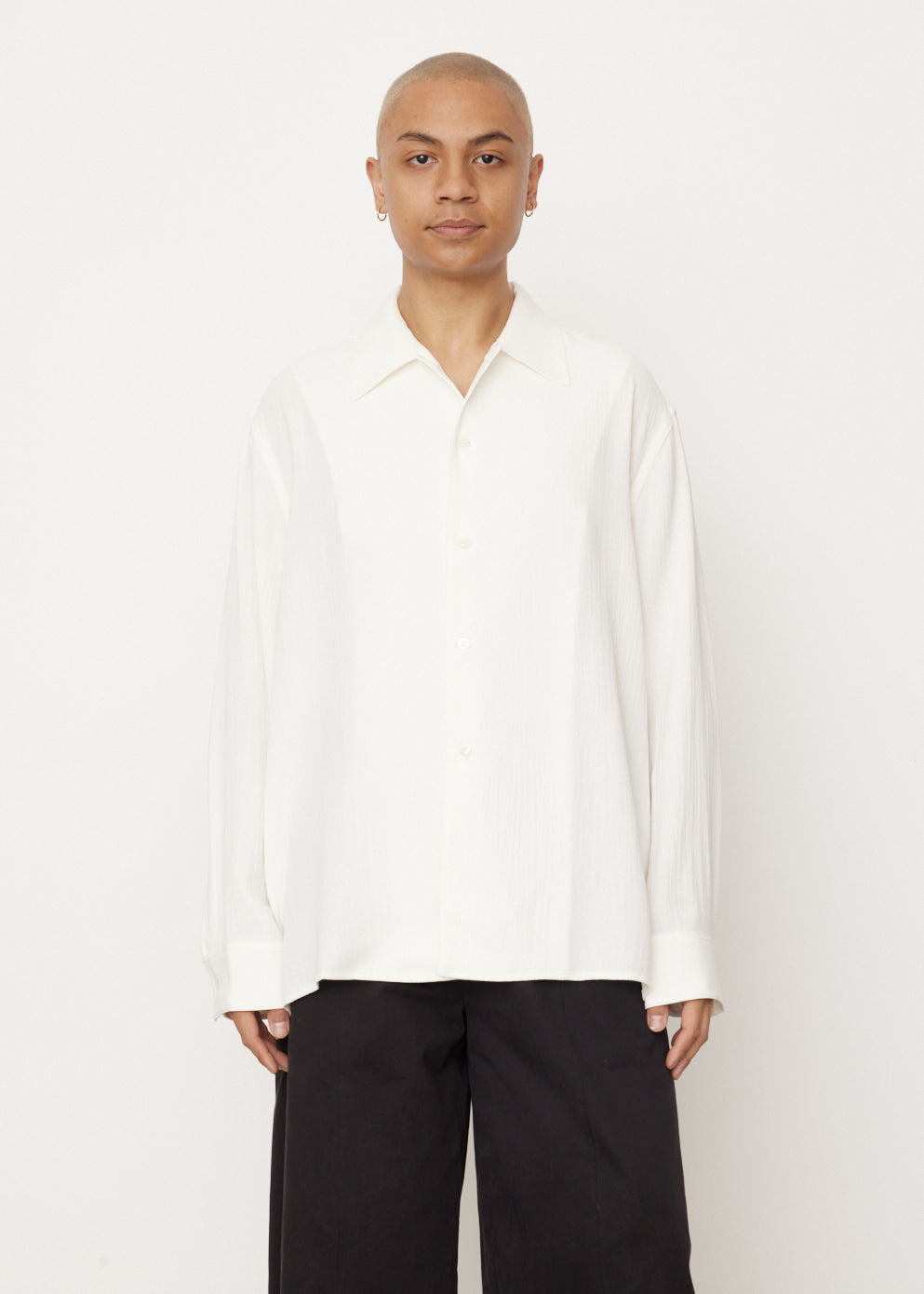 Studio Nicholson -  Easy Fit Long-Sleeve Shirt - Shirt