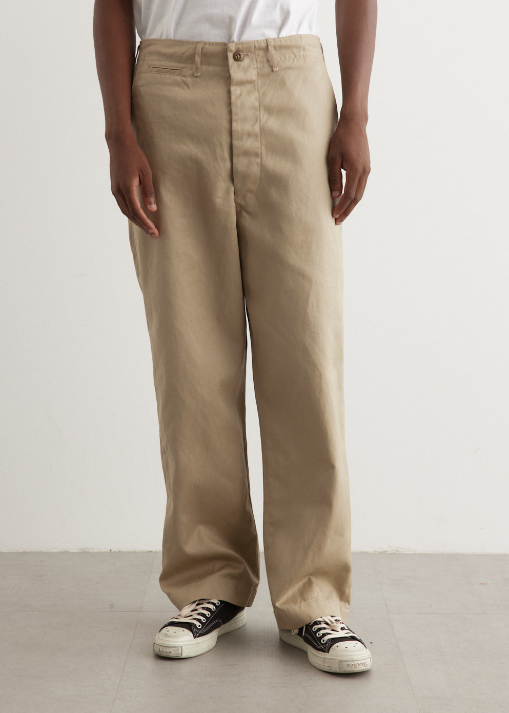 orSlow  VINTAGE FIT ARMY TROUSER IN KHAKI STONE – RELIQUARY