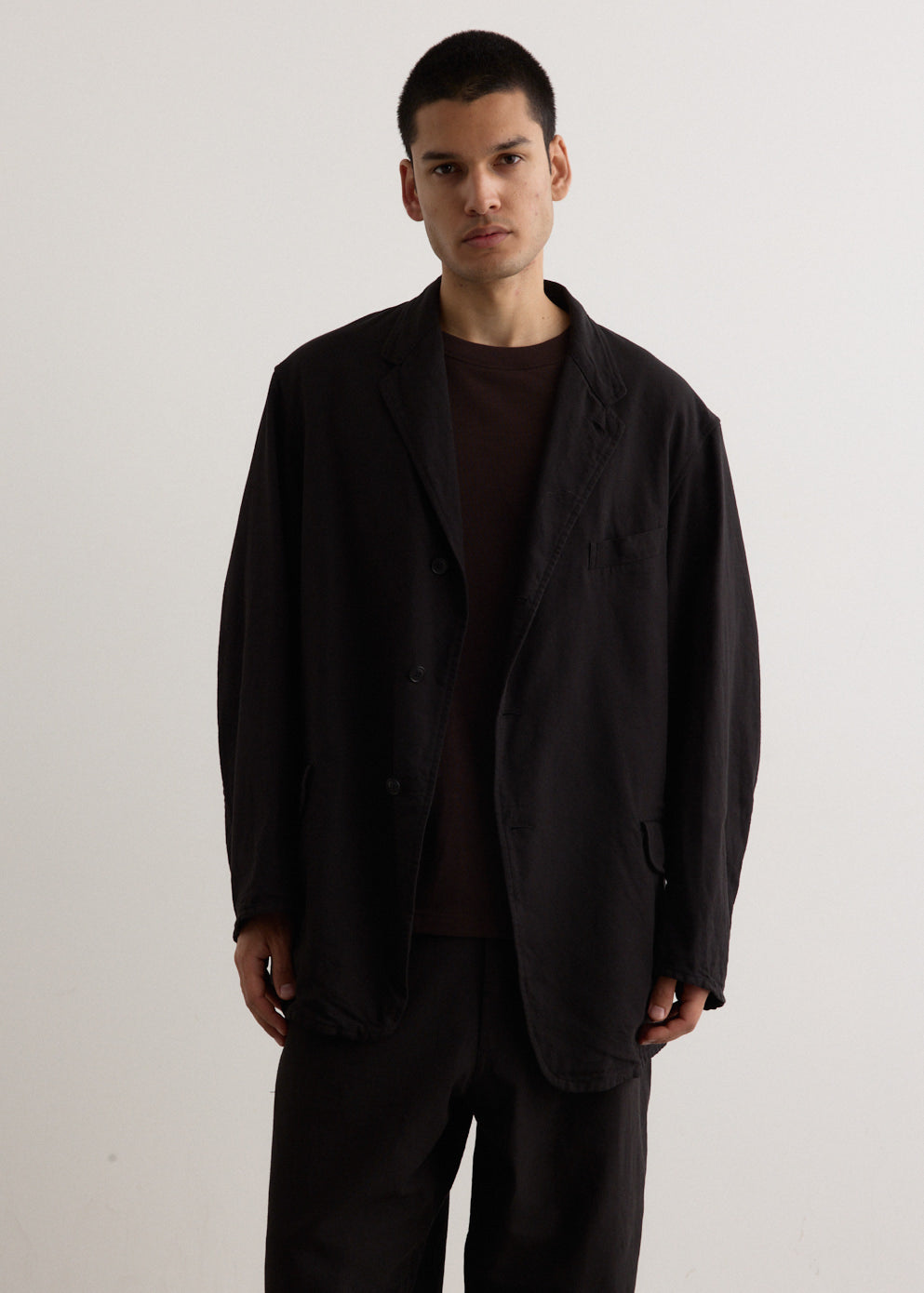 ジャケット・アウター 24ss comoli cotton duck hunting jacket COMOLI Cotton Ducks Hunting Jacket, Brown – Navyblue