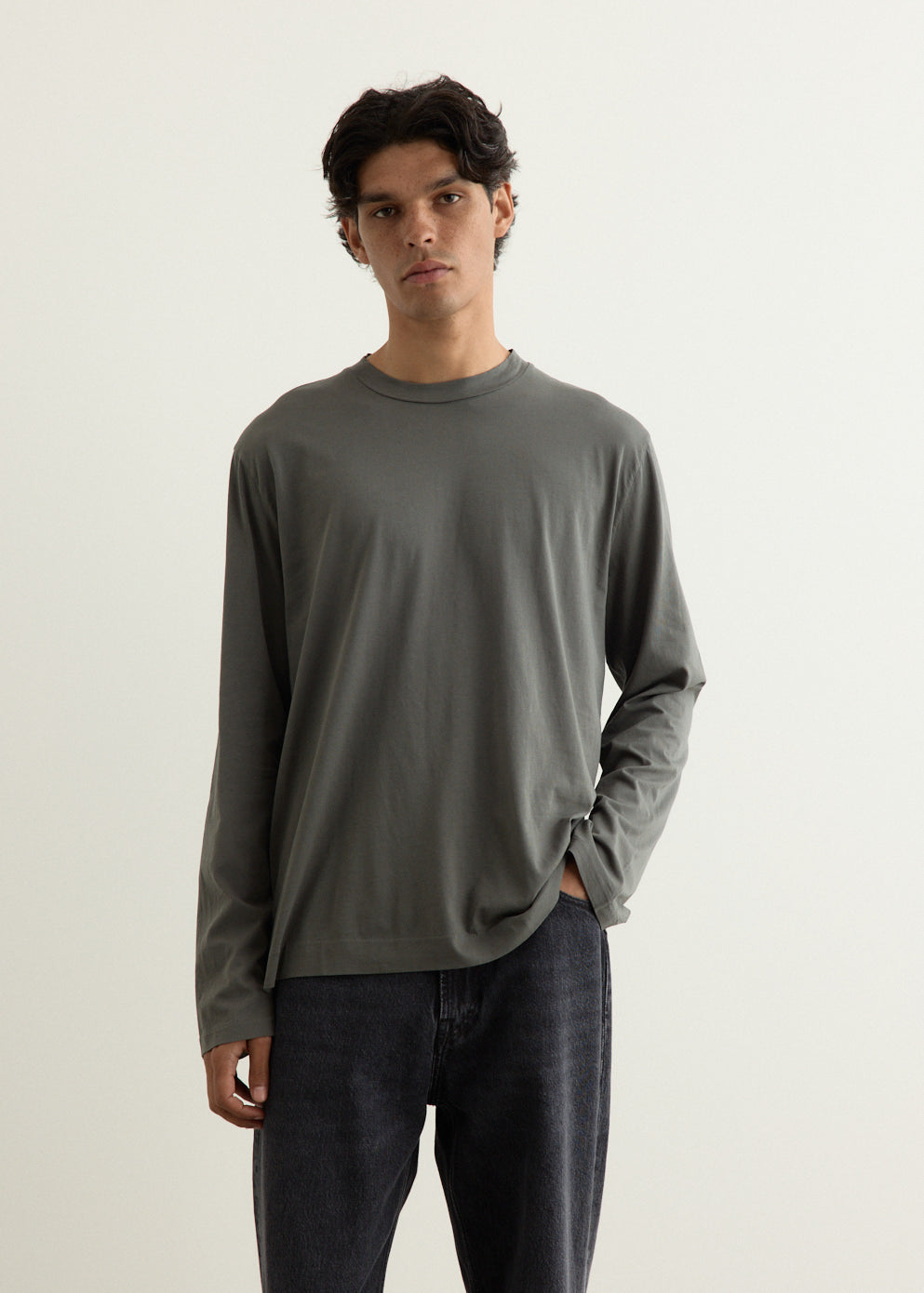 OUR LEGACY Box Longsleeve シャツ Our Legacy - Box Longsleeve Black Abstract Embroidery