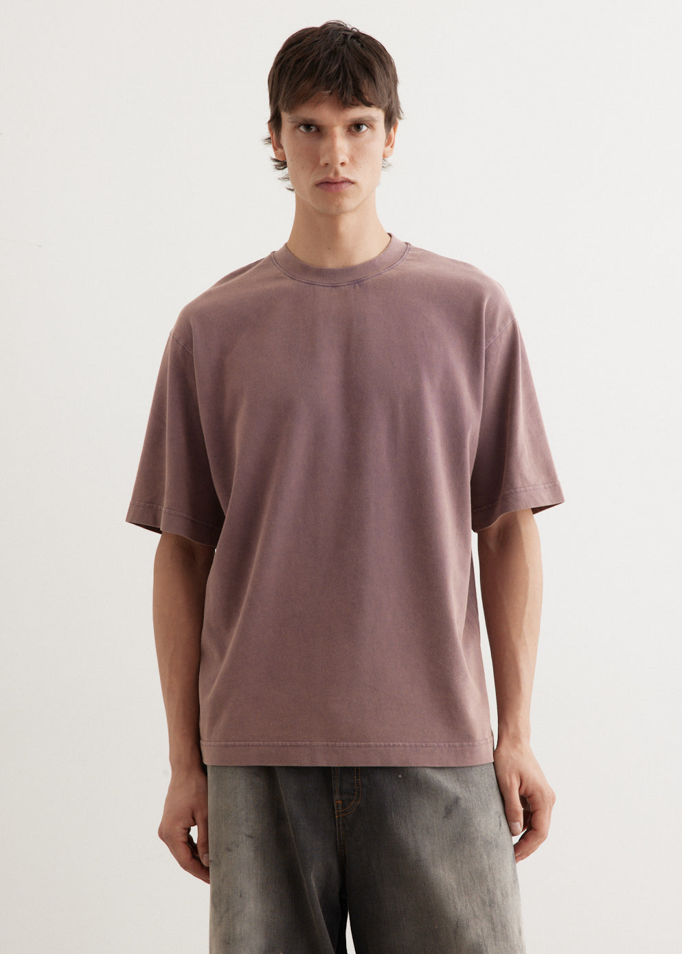 【Acne Studios】Exford Vintage Tシャツ(Plum Purple) Exford U Vintage T-Shirt