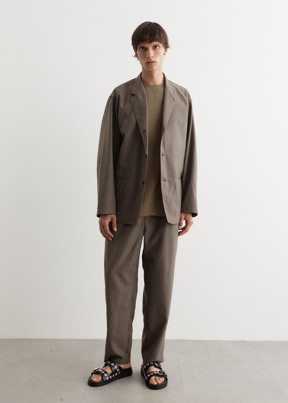 Still By Hand -  Relaxed Wool Blazer - Blazer
