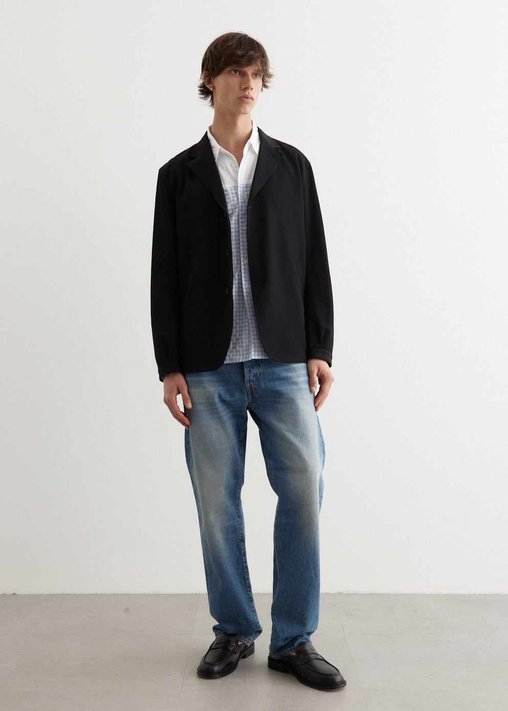 Wool Gabardine Blazer