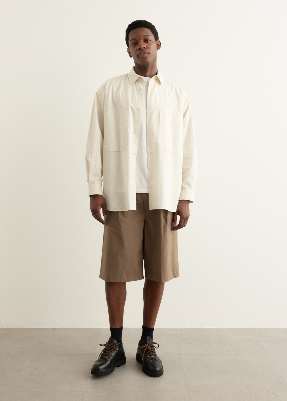 Incu Exclusive Forward Pleat Baker Shorts