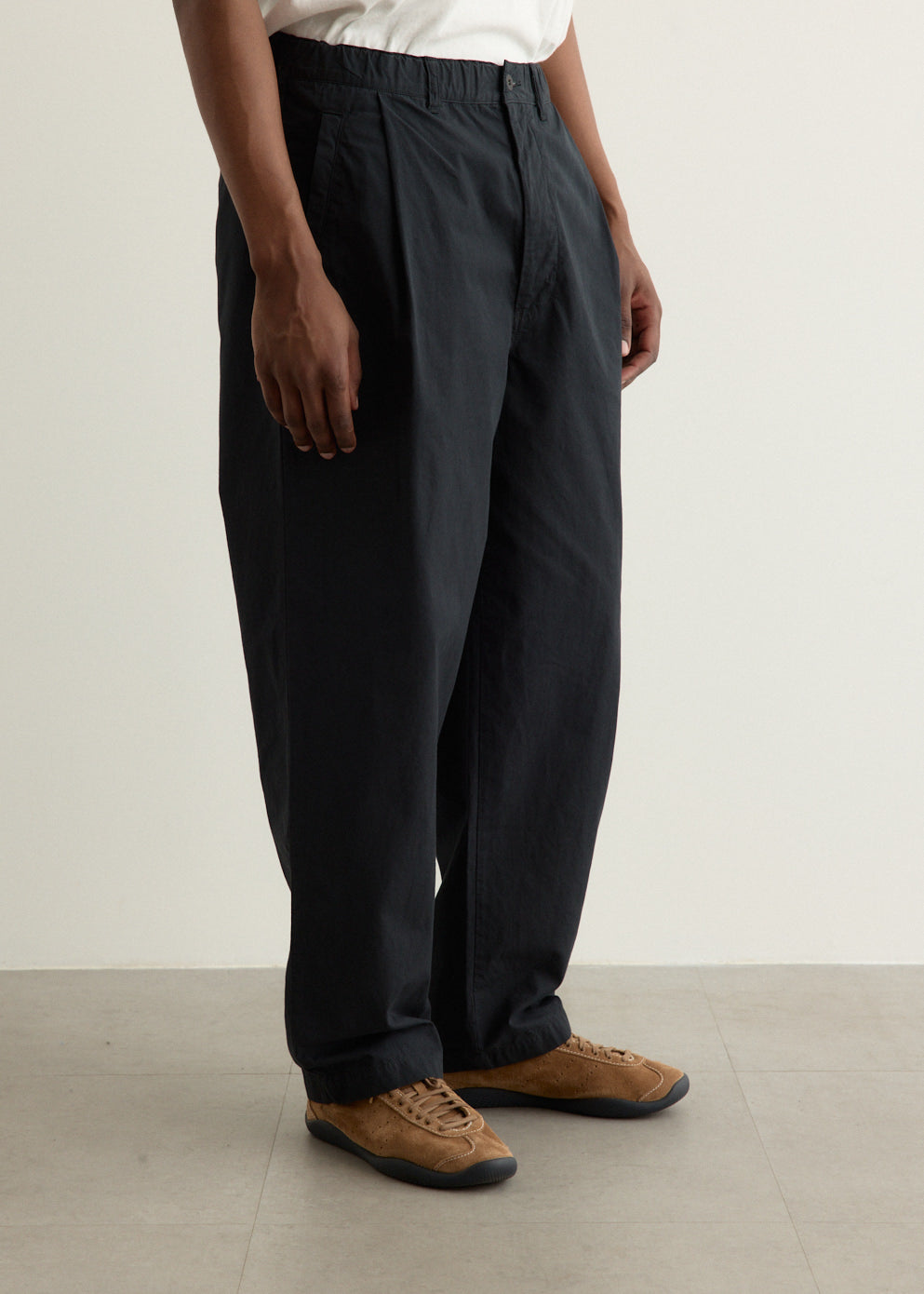 Garment-Dye Deep Tuck Pants