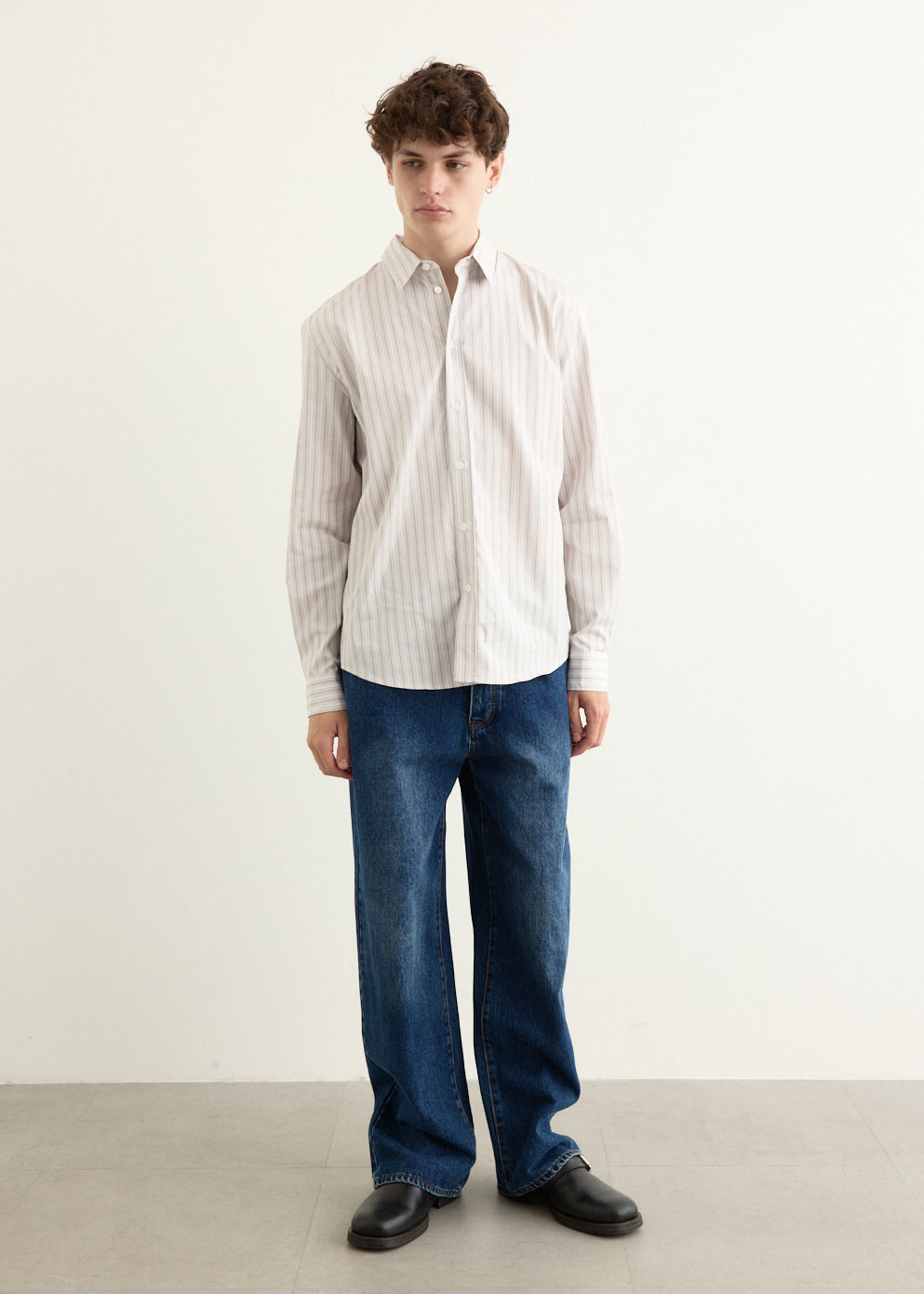 Maison Kitsune Handwriting Casual Shirt