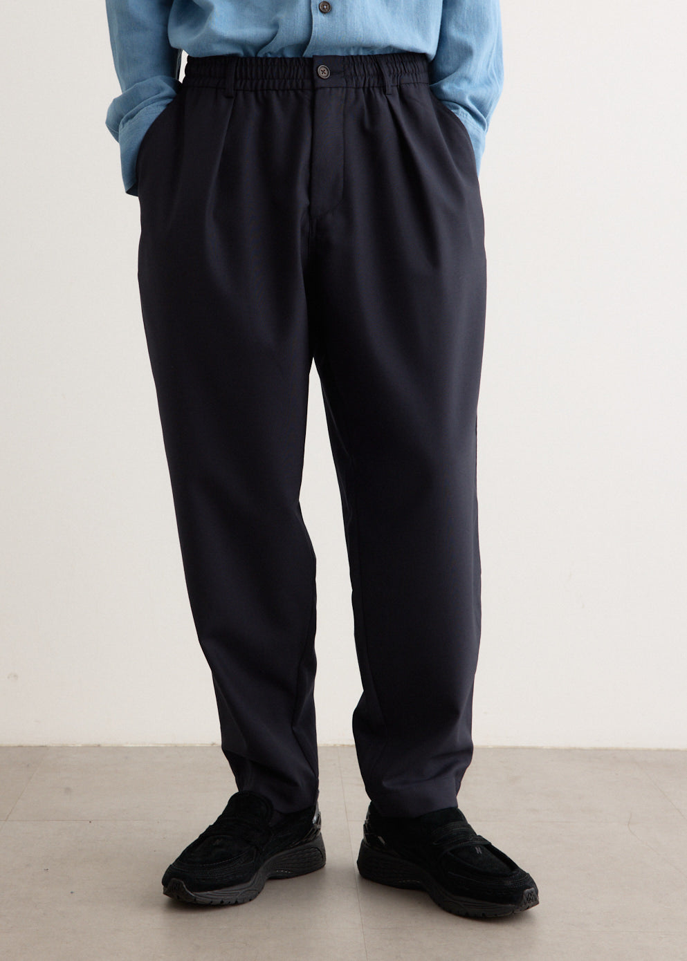 Pleated Track Pants
