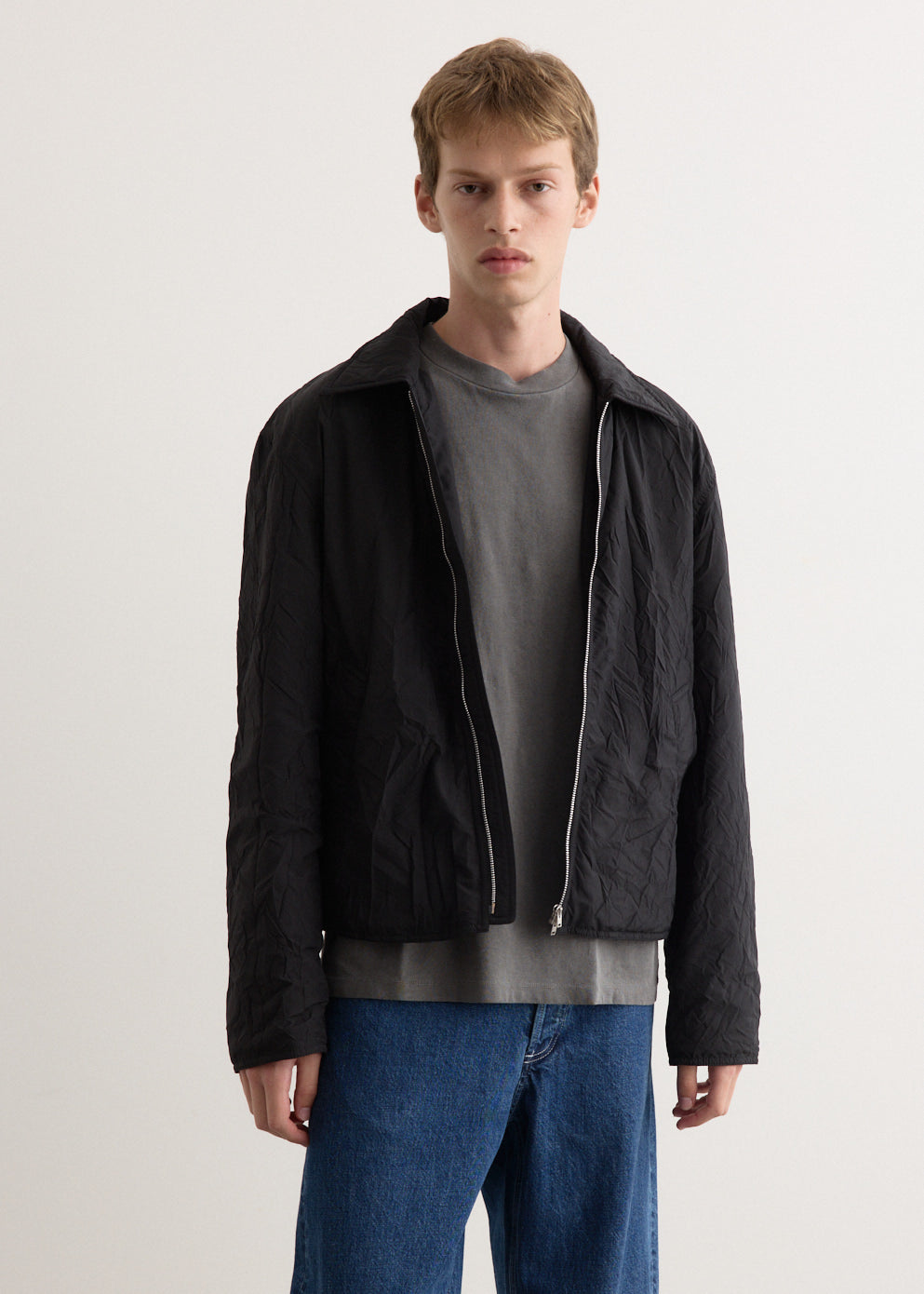 OUR LEGACY ブラック Slight Jacket Slight Jacket in Shining Black