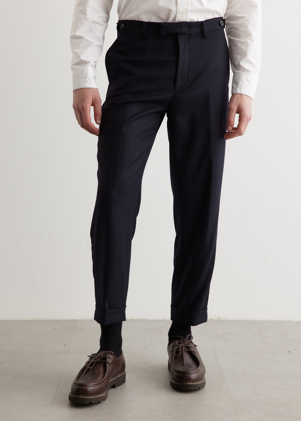 パンツ BEAMS PLUS IVY Trousers AnkleCut Flannel Beams Plus Ivy Trousers Ankle-Cut Flannel Grey